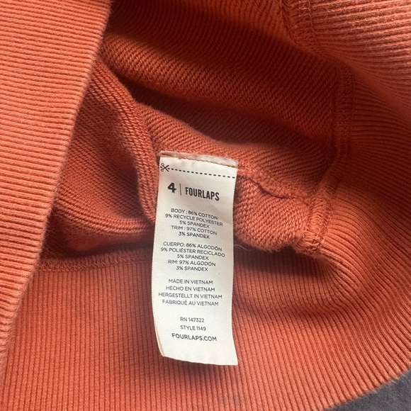 Fourlaps x Peloton Orange Quarter-Zip Jacket - Picture 9 of 12
